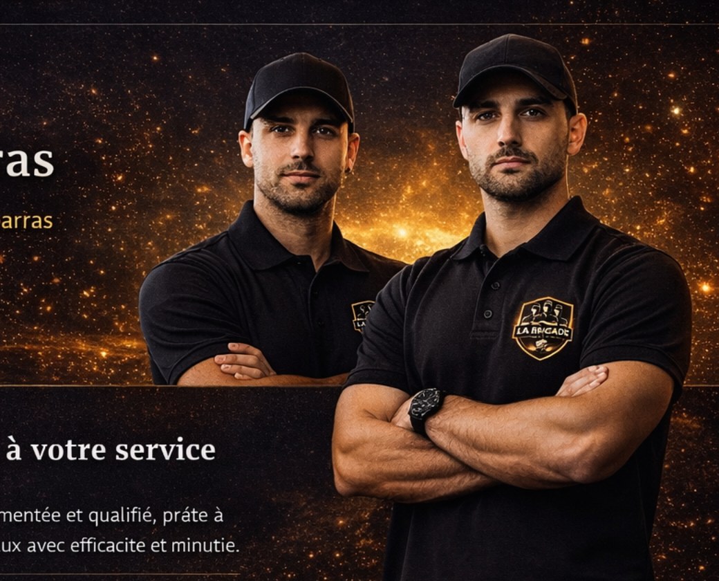 L equipe sur un visuel premium